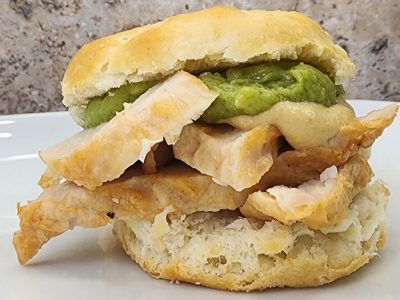 Turkey Avocado Breakfast Biscuit