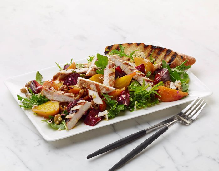 Grilled Turkey and Marinated Beet Salad image