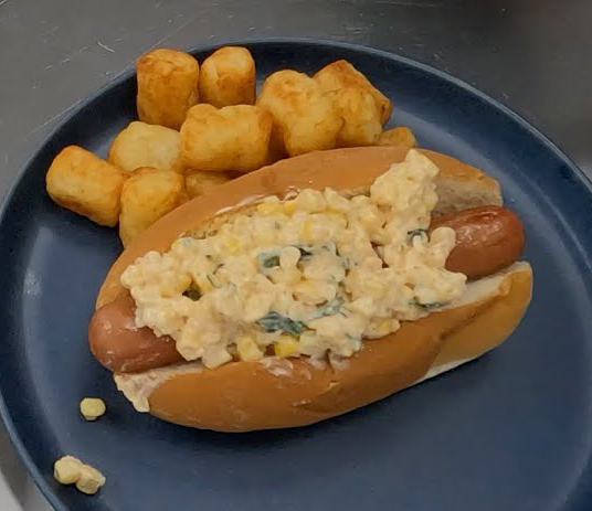 Elote Turkey Hot Dog